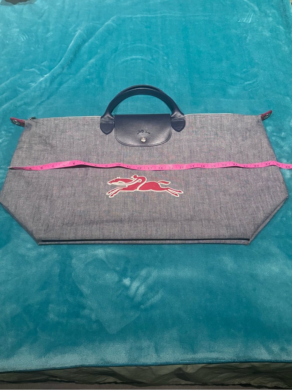 EUC Longchamp Le Pliage “On The Road” Extra Large Travel Tote - Picture 2 of 16